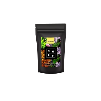 ANANAS LIOFILIZOWANY CRUNCH 50 g - Chef ingredients. Owoce, grys, pinapple lio