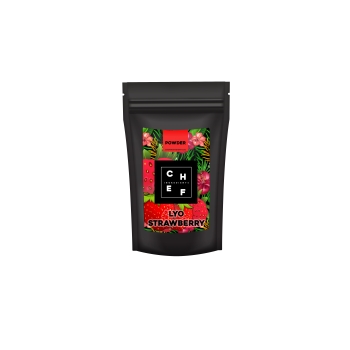 TRUSKAWKA LIOFILIZOWANA  PUDER 100 g - Chef ingredients. strawberry Whole, owoc truskawki Sproszkowane, mielony, proszek, lio